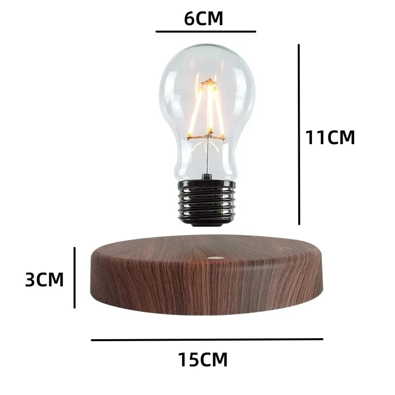 Magnetic Levitation Lamp - Floating LED Bulb Desk Light & Novelty Decor