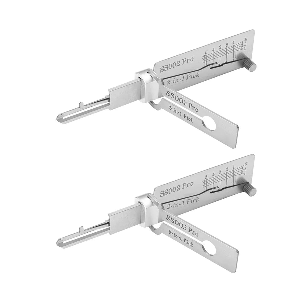 Professional SS001Pro SS002Pro 2-in-1 Key Decoder & Locksmith Tool Kit