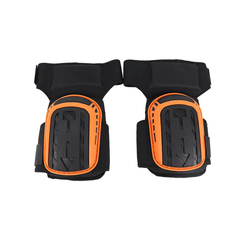 Professional Heavy Duty Gel Foam Knee Pads with Double Straps