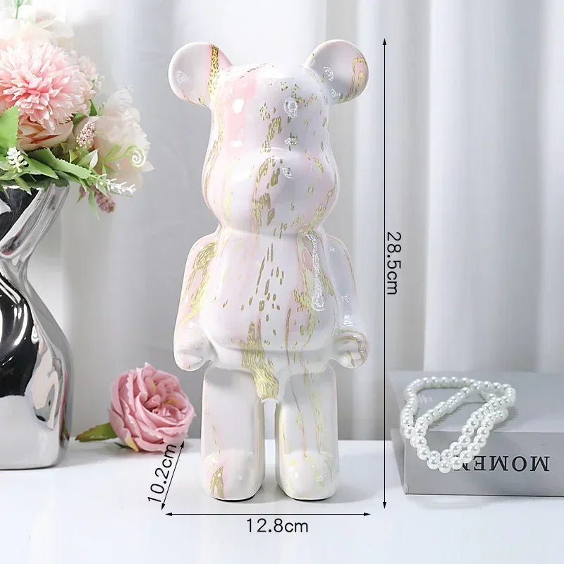 Nordic Bear Statue - Luxury Resin Figurine for Home Decor