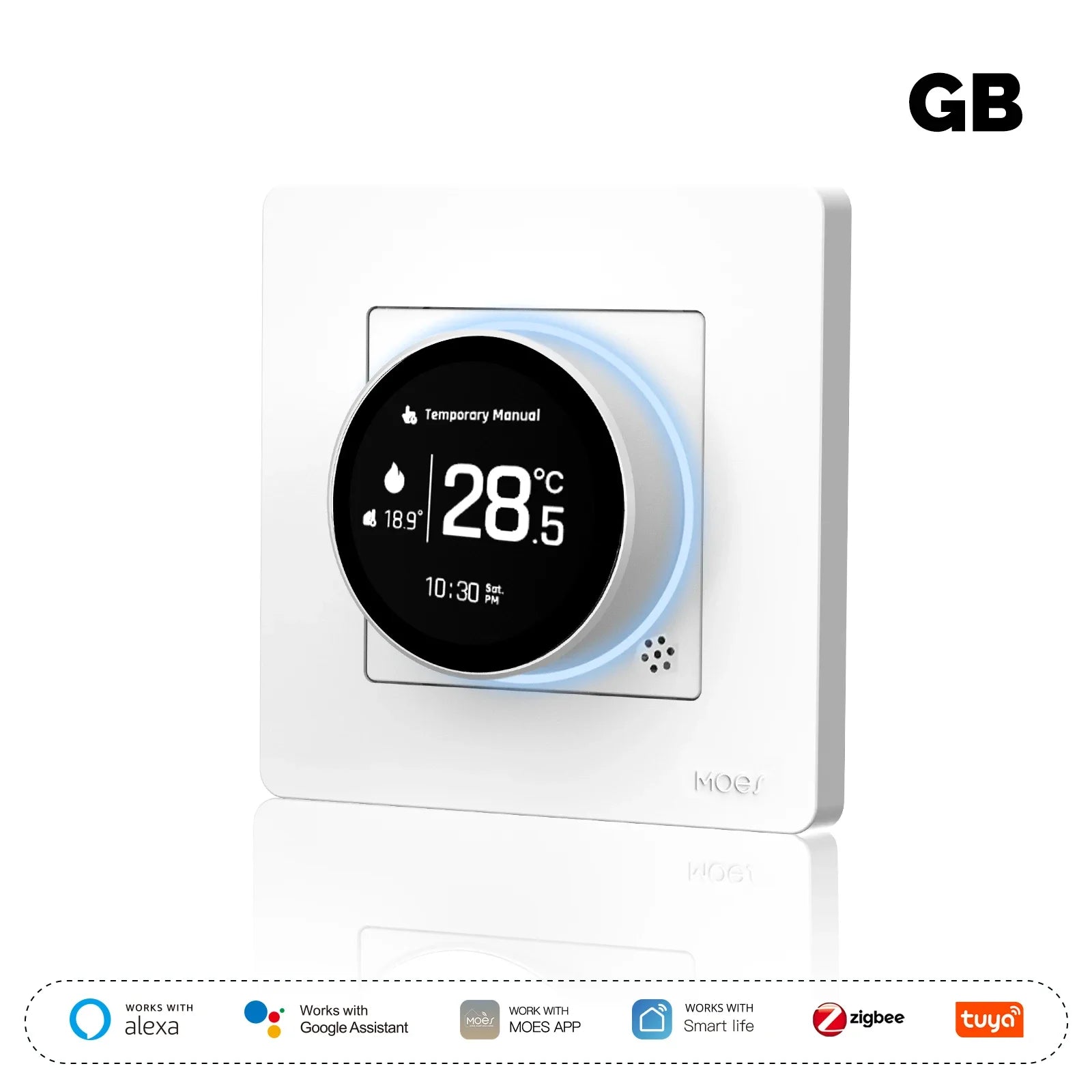 MOES Smart Knob Thermostat - Wi-Fi Heating Control