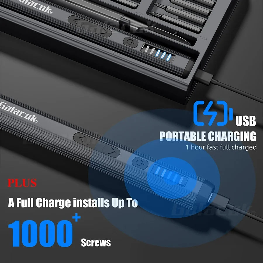 Precision Electric Screwdriver Set 68-in-1 for Mobile & Tablet Repair