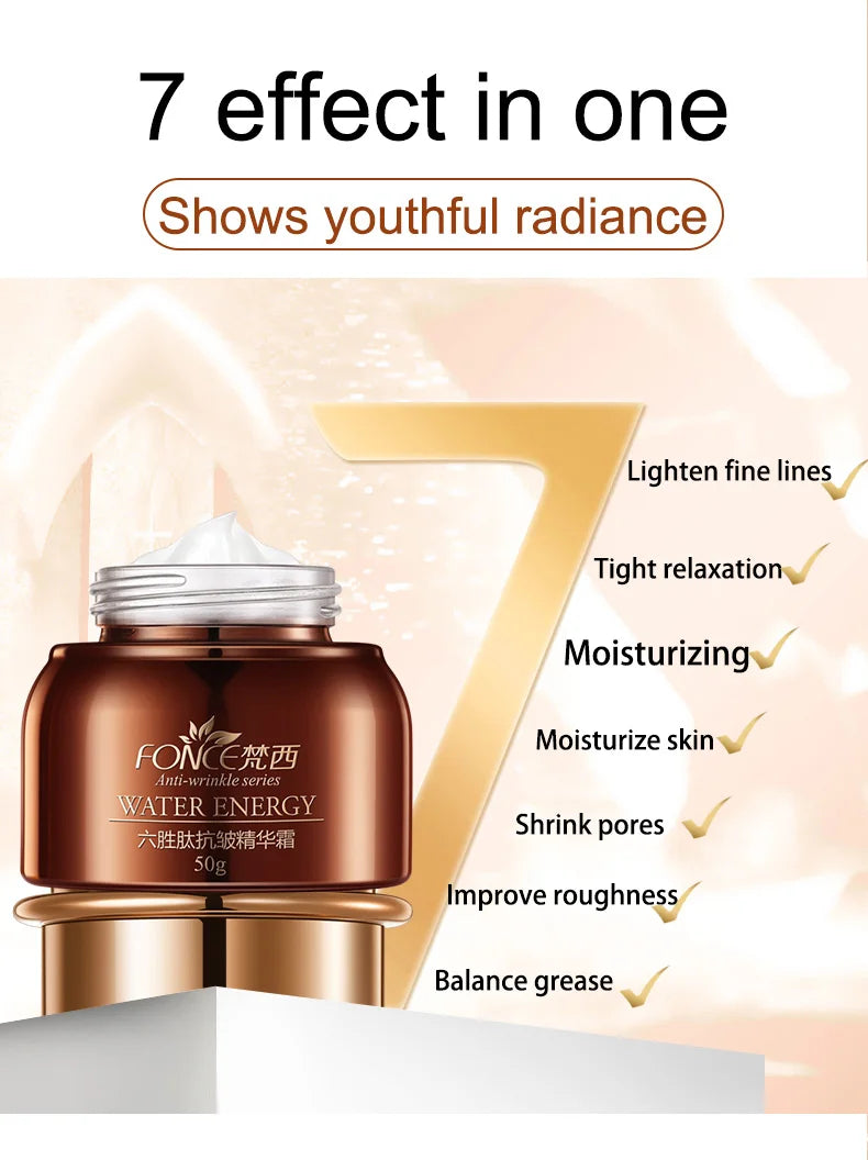 Fonce Korea Anti-Aging Wrinkle Remover Face Cream - Hydrating & Firming Peptide Serum 50g