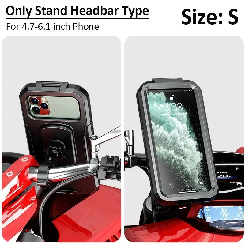 Motorcycle Wireless Charger Phone Mount - QC 3.0 Fast Charging Holder