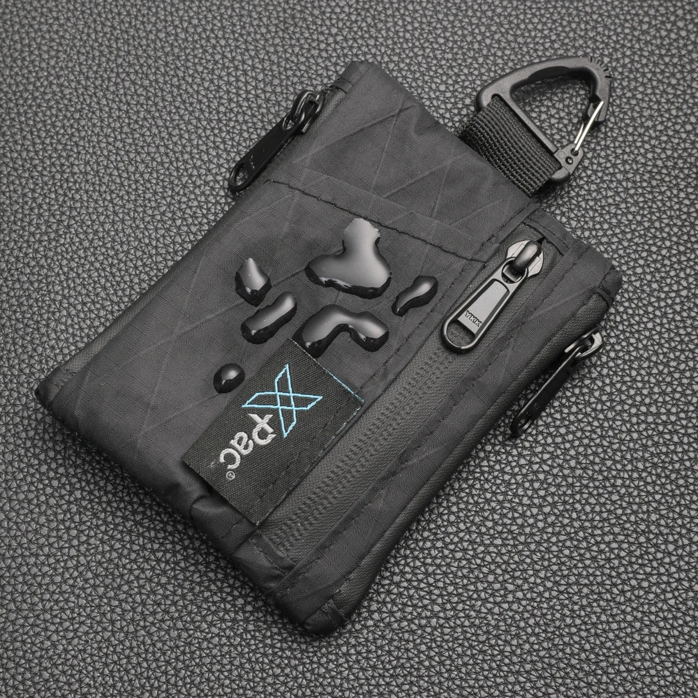EDC X-PAC 5-Pocket Multi Pouch Wallet with YKK Zipper & Keychain