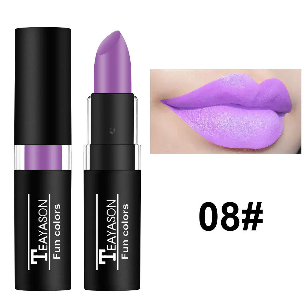 12 Colors Waterproof Matte Lipstick Set - Long Lasting Lip Gloss