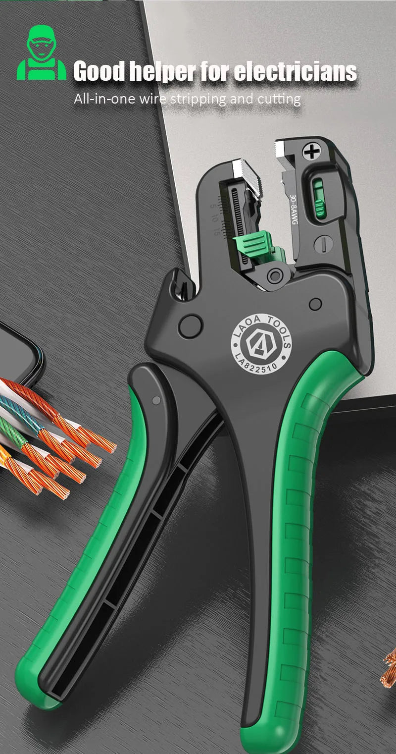 LAOA Automatic Wire Stripping Pliers - Multifunctional Electrician Tool