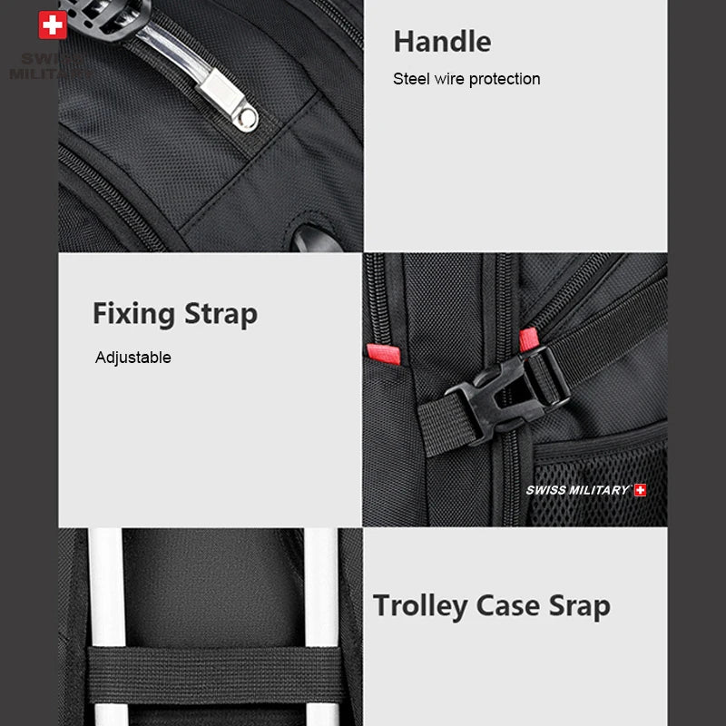 SWISS MILITARY Heavy-Duty Travel Backpack | Durable & Spacious