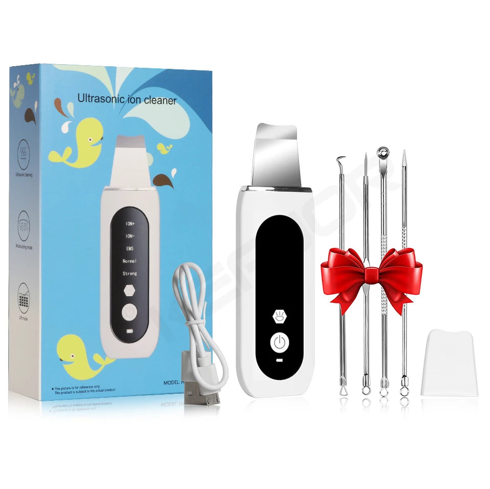 Peicon Professional Ultrasonic Skin Scrubber - Deep Cleansing & Exfoliation