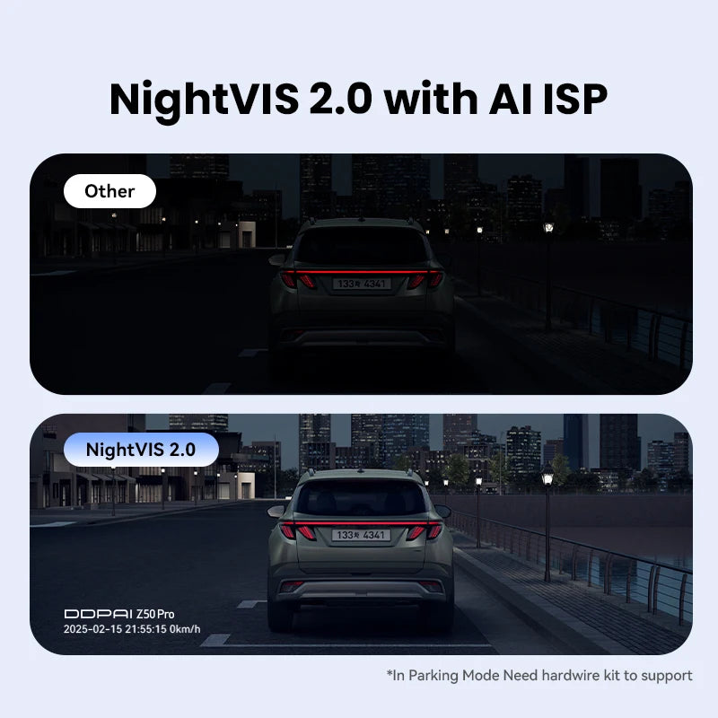 DDPAI Z50 Pro 4K Dash Cam with GPS, ADAS & Night Vision