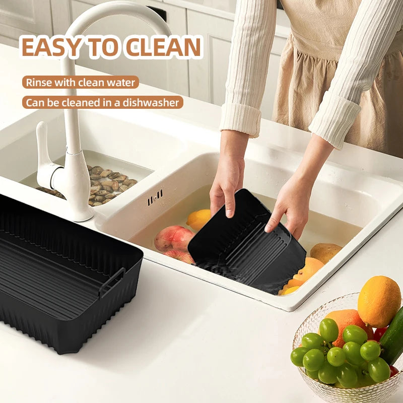 Reusable Silicone Air Fryer Liner for Ninja AF500 - Non-Stick, Easy Clean