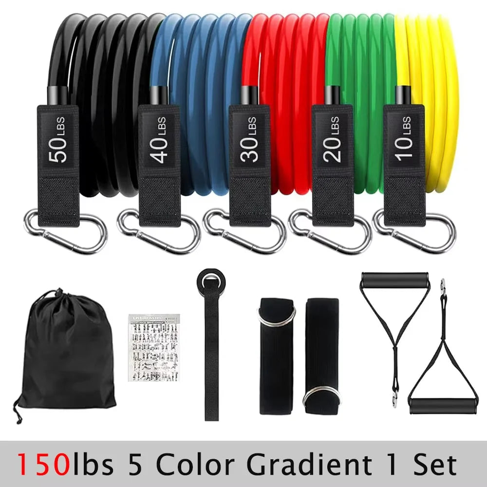 Resistance Bands Set: Full Body Workout for Strength Training & Fitness