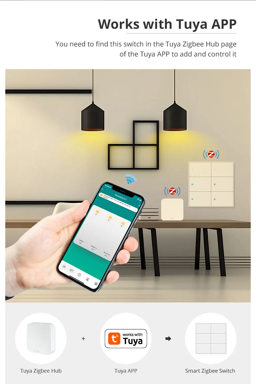 Zemismart Smart Wall Scene Controller | Home Automation Hub