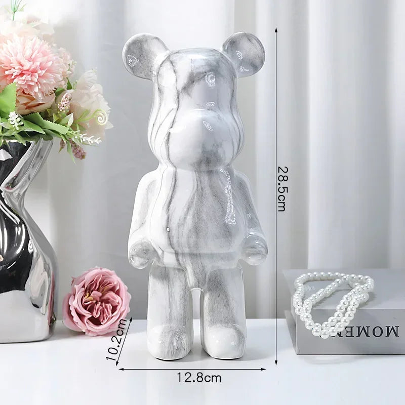 Nordic Bear Statue - Luxury Resin Figurine for Home Decor