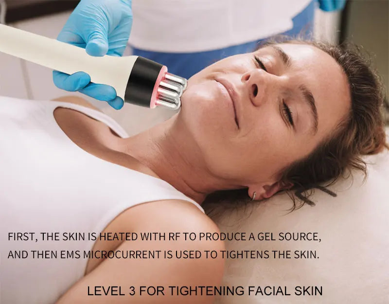 EMS RF Facial Body Machine | Skin Tightening Face Lift & Anti-Aging Device for Home & Pro Use