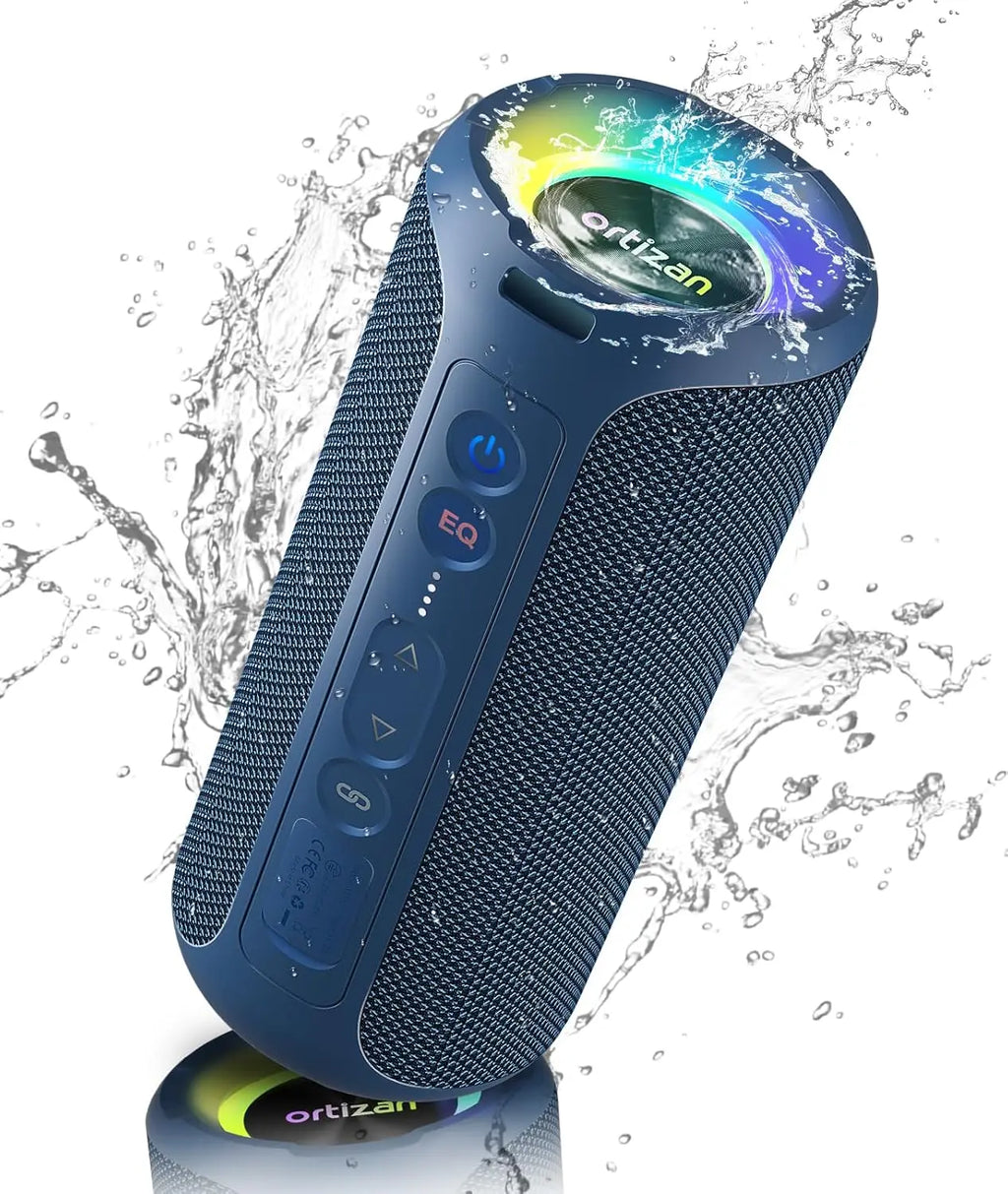 Ortizan 40W Enhanced Bass IP7 Waterproof Outdoor Bluetooth Speaker