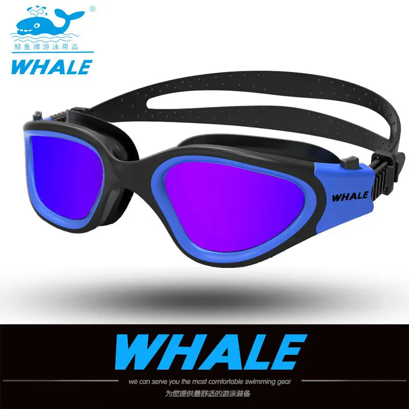 Professional Anti-Fog UV Swimming Goggles for Adults - Waterproof Silicone
