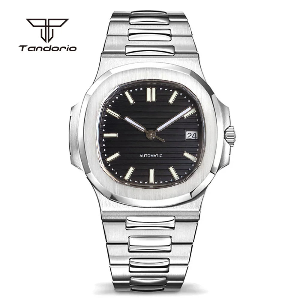 Tandorio Square Automatic Watch - Sapphire, Lume, NH35