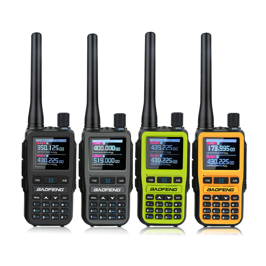 Baofeng UV-5R Mini 2PCS Dual Band Walkie Talkie - Compact 5W Amateur Radio with Air Band Rx & Type-C