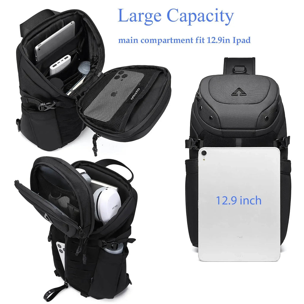 Anti-Theft Sling Bag | USB Charging Waterproof Crossbody Backpack