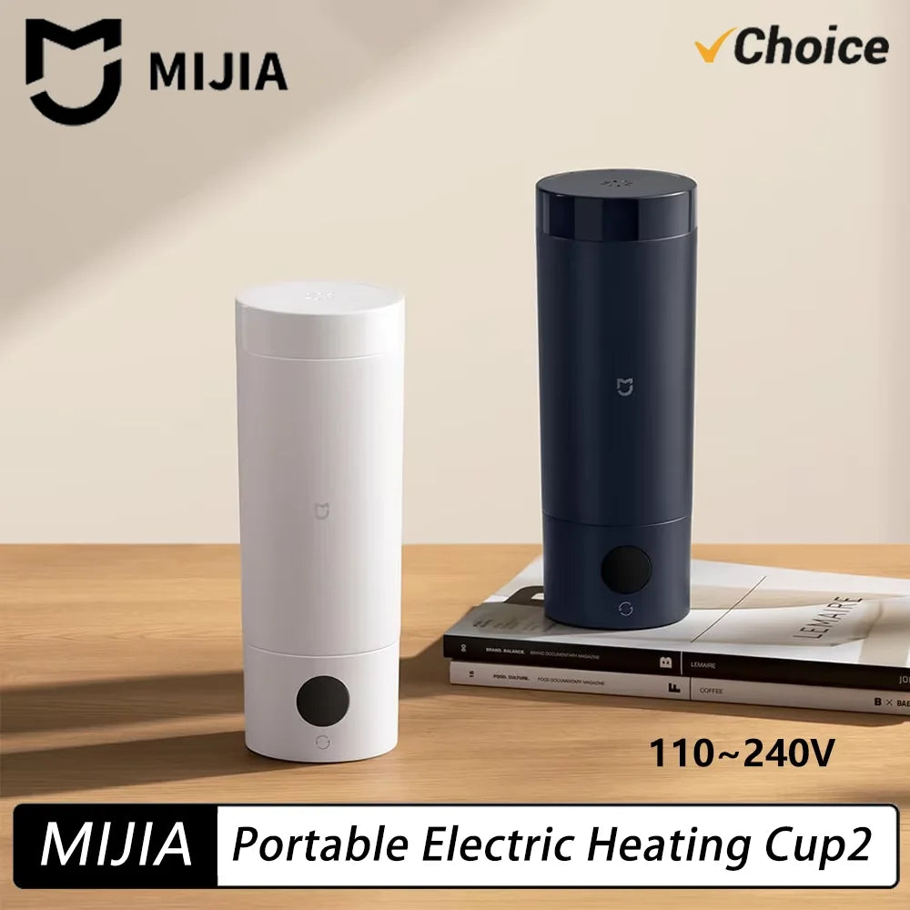 Mijia Portable Electric Kettle 2, Travel Thermos Cup, Smart Temperature 350ml
