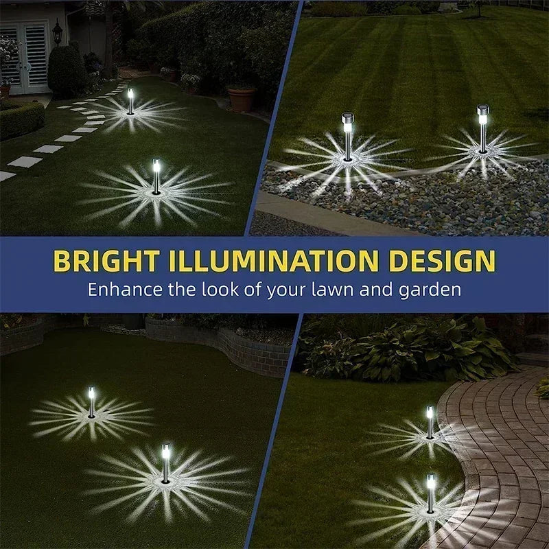 Vabena Solar Garden Lights Outdoor - Waterproof LED Landscape Pathway Lamps (10/20/30 Pcs)