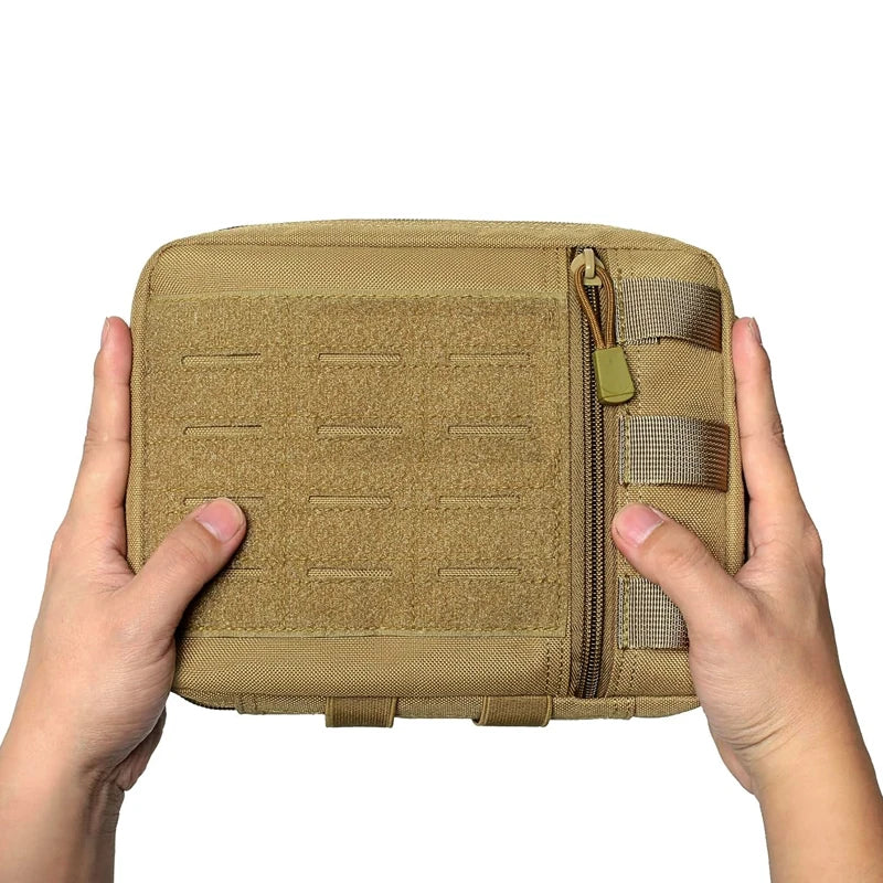 Tactical MOLLE Admin Pouch | Laser-Cut Utility & EDC Organizer Bag