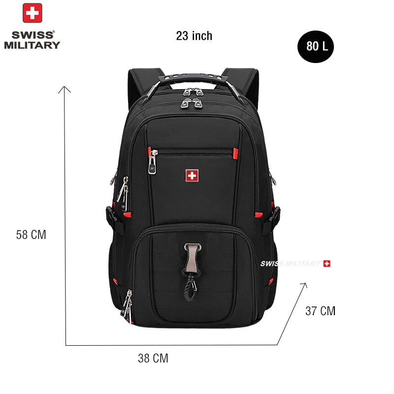 SWISS MILITARY Heavy-Duty Travel Backpack | Durable & Spacious