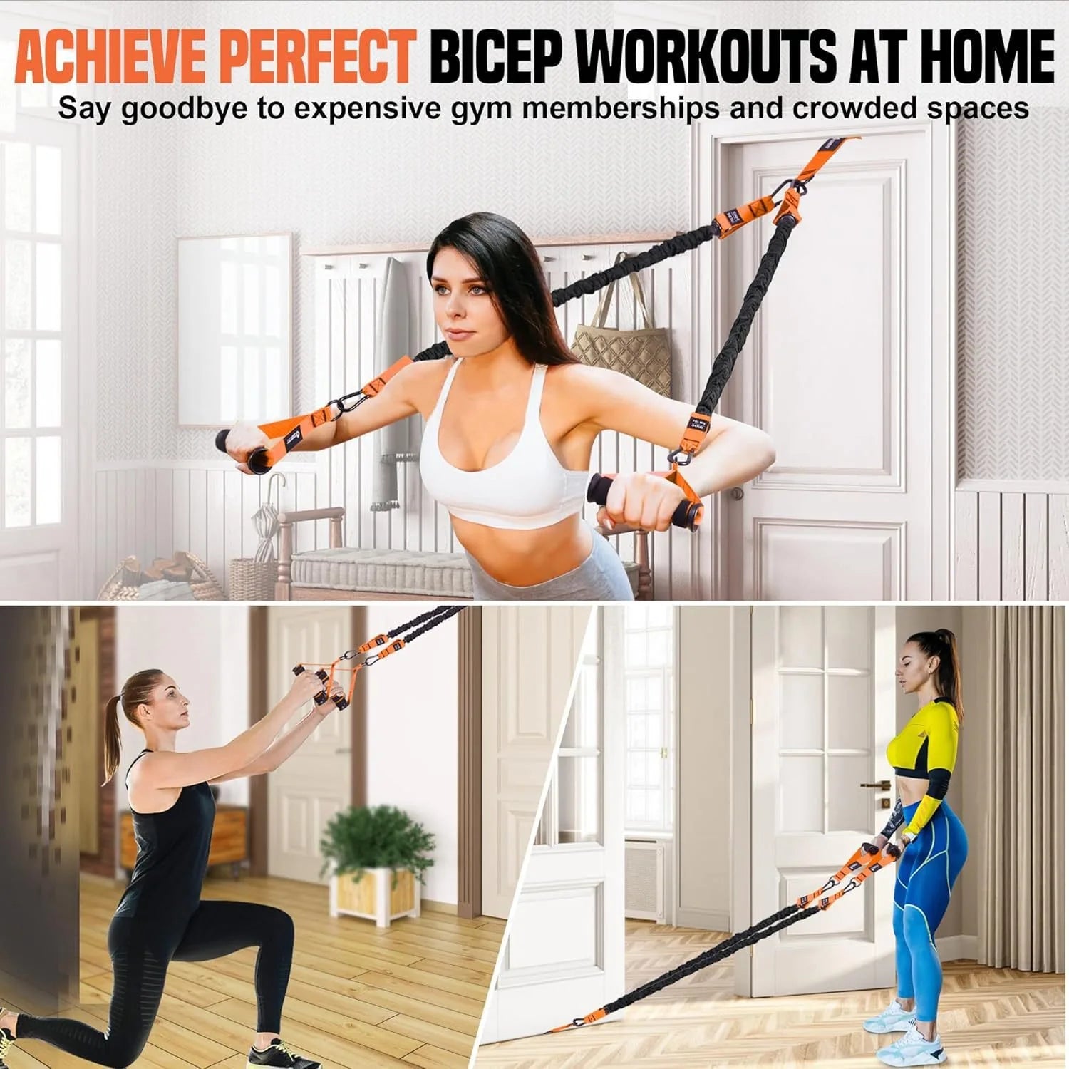 Pull Up Assistance Bands Set - Resistance Straps for Training & Stretching