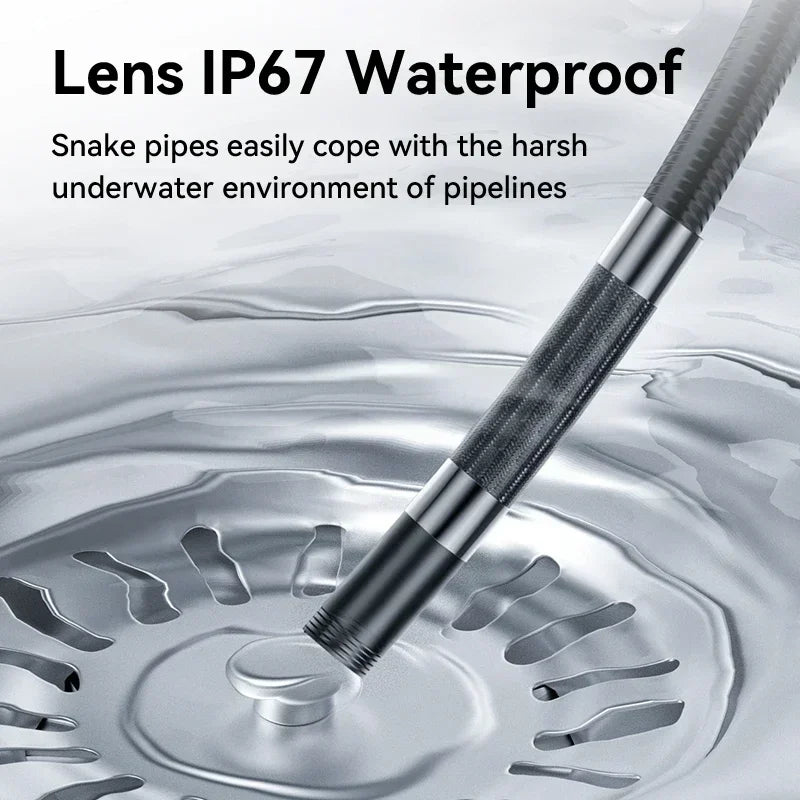 360° Articulating Borescope Endoscope Camera with Light for Android/iOS