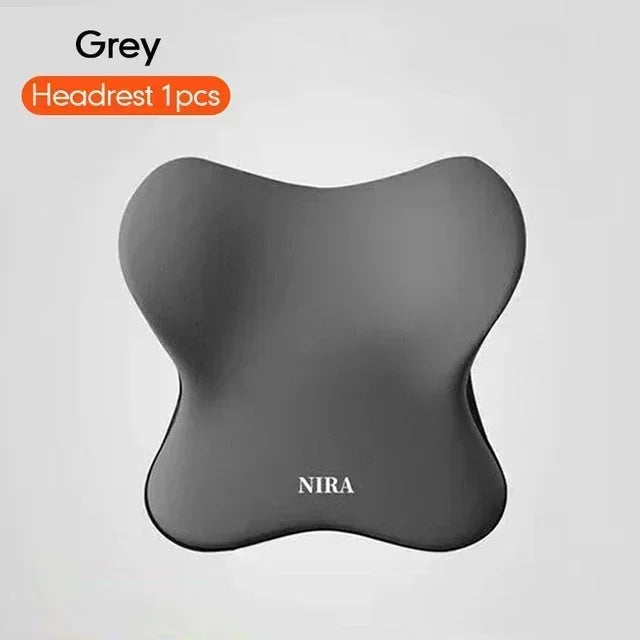 Amagi Memory Foam Car Comfort Set - Headrest, Lumbar, Back Support