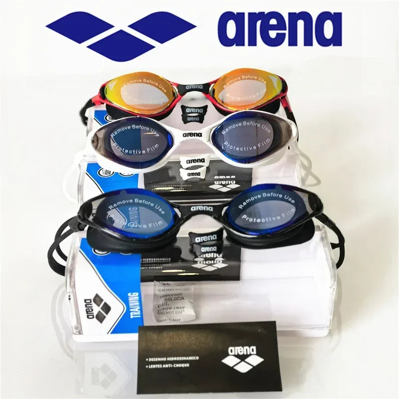 ARENA Professional Anti-Fog Swimming Goggles - UV Protection for Adults