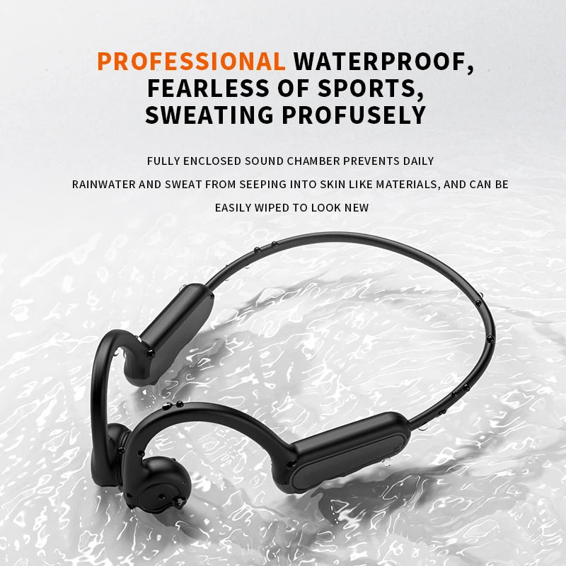B8 True Bone Conduction Earphones | Bluetooth 5.3 Sports Wireless IPX5