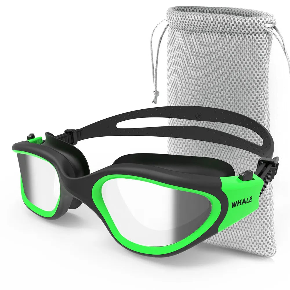 Polarized Swimming Goggles for Adults - Anti-Fog & UV Protection