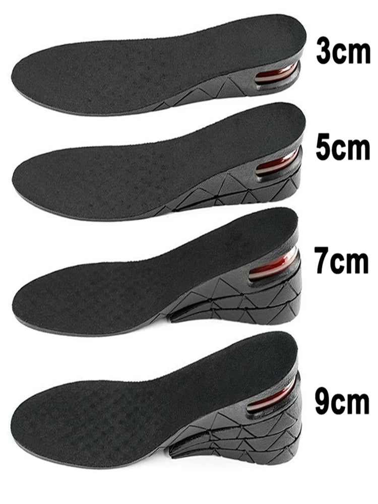 Height Increase Insoles - Air Cushion Shoe Lifts (3-9cm) for Men & Women