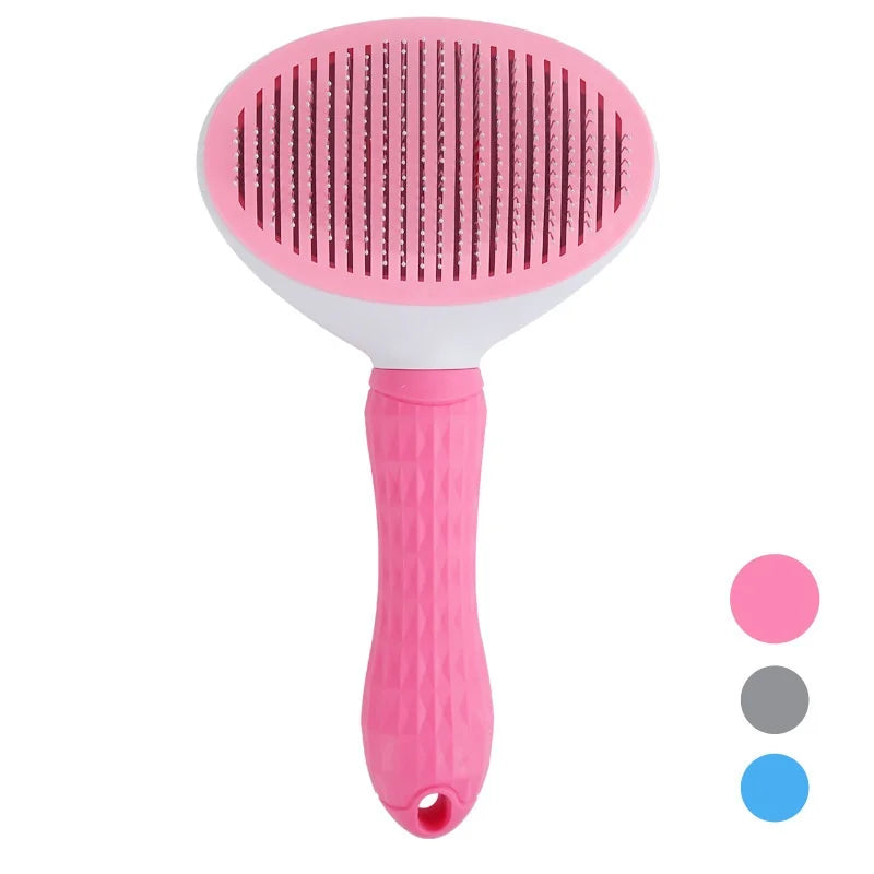 Self Cleaning Pet Brush & Dematting Comb - Dogs & Cats