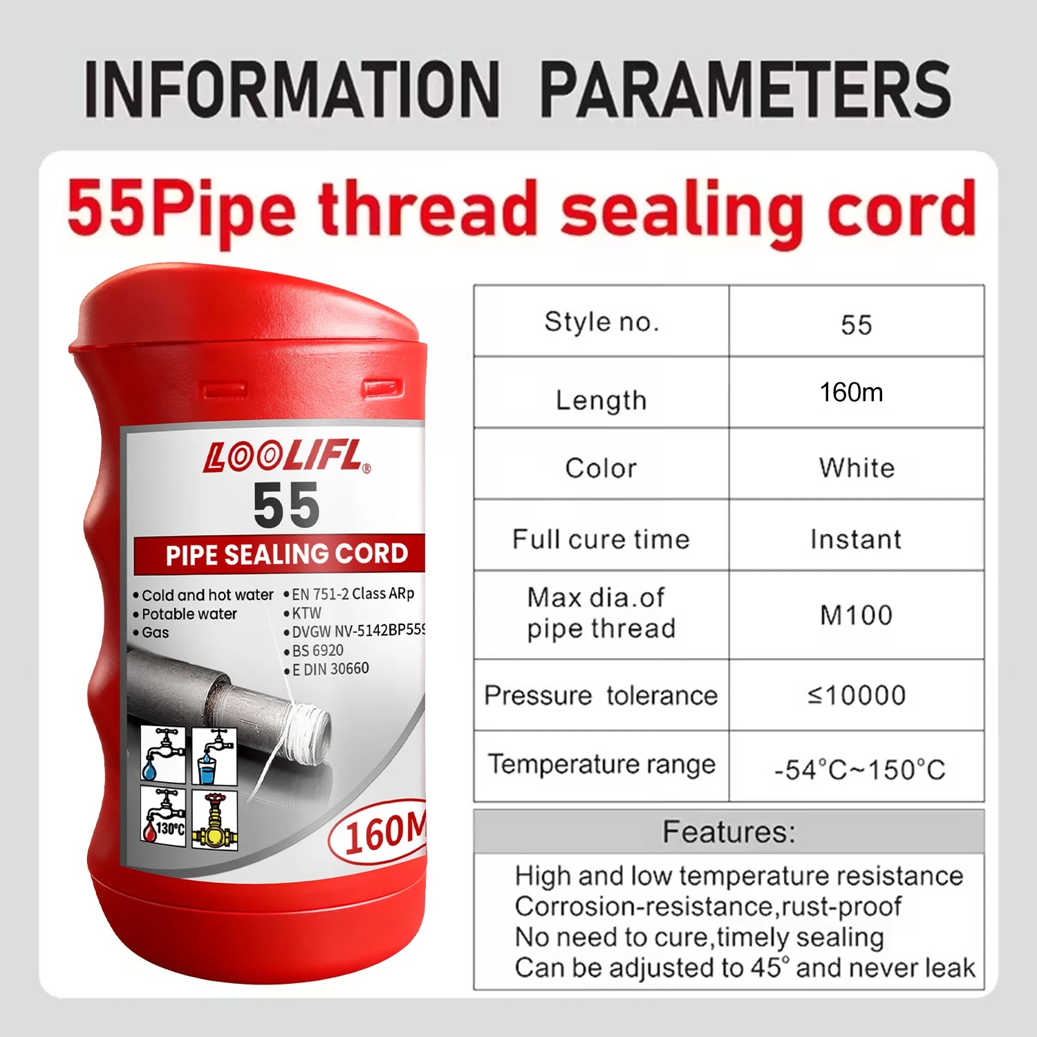 LOOLIFL Super Waterproof Sealing Tape - Pipeline & Wire Anti-Leak Seal