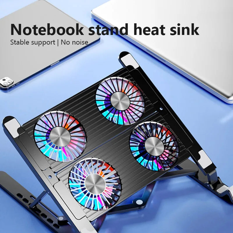 Vabena Laptop Cooling Stand - Portable Ergonomic Riser