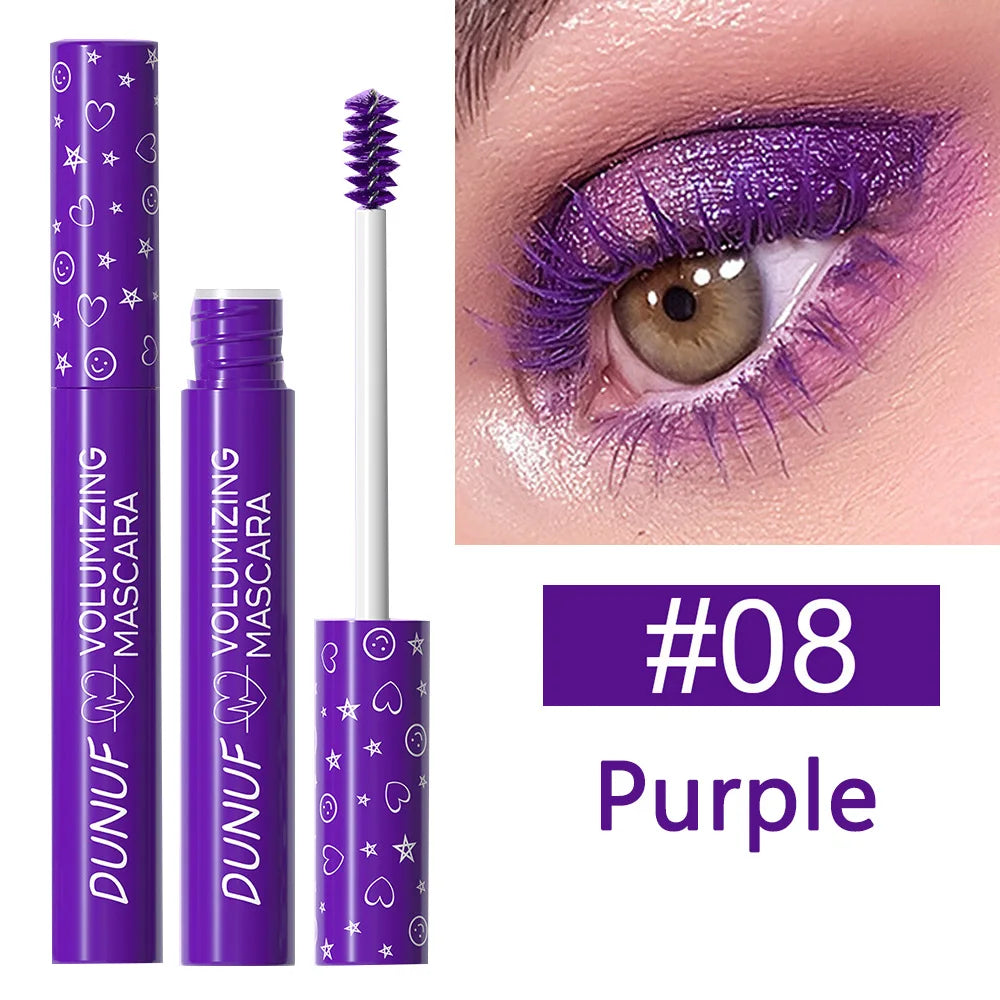 Colorful Curling Waterproof Mascara - Fast Dry & Extension Effect