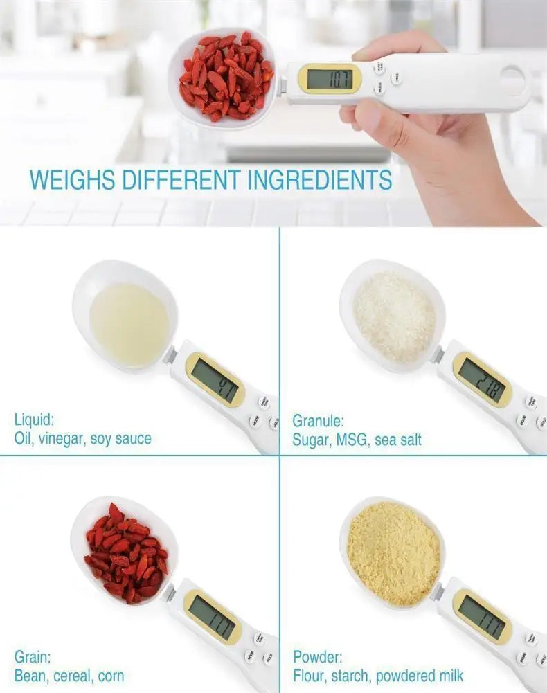 Electronic Measuring Spoon Scale - Coffee & Baking Precision