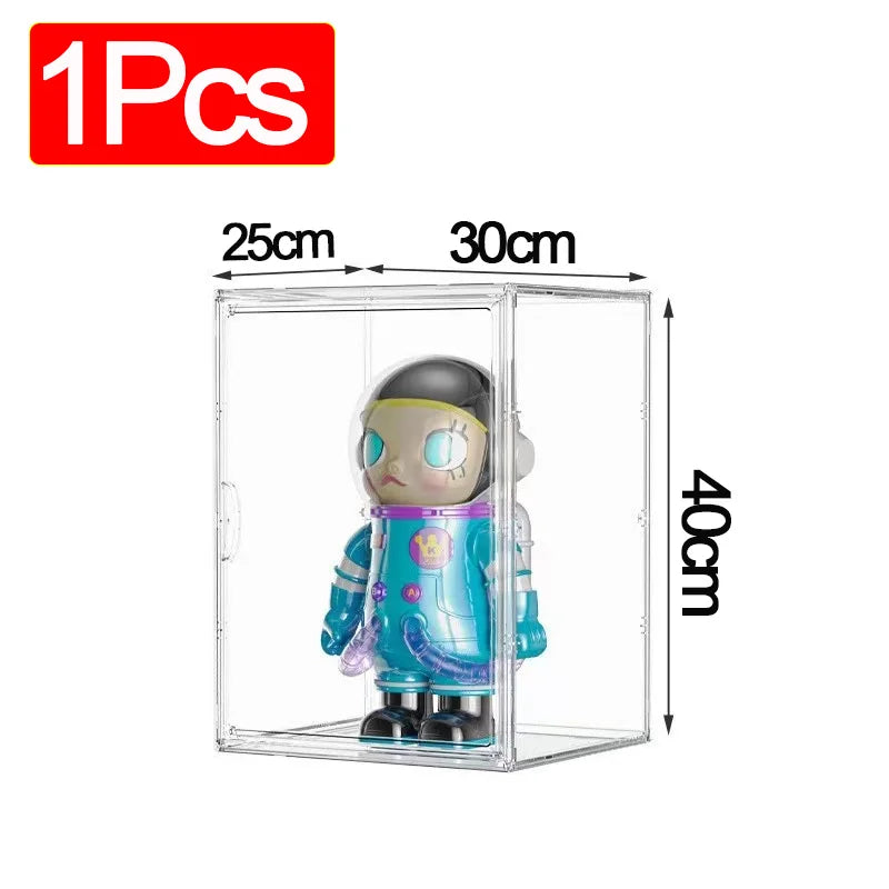 Large Capacity Clear Acrylic Organizer Box for Figures, Blind Boxes & Makeup
