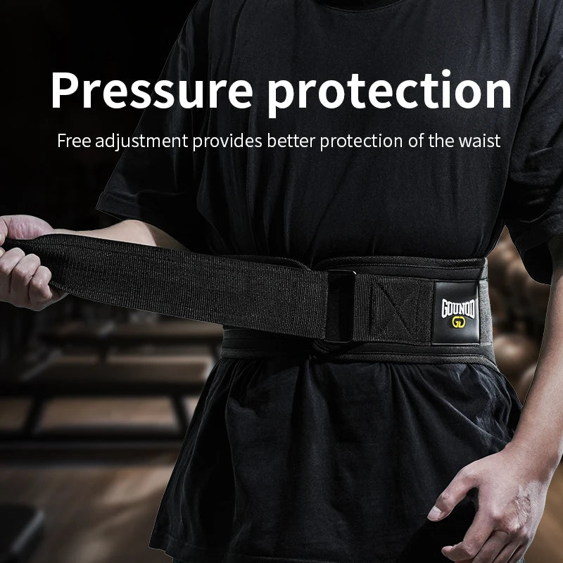 GOUNOD Weight Lifting Belt - Back Support for Gym, Squats, Deadlifts & Powerlifting
