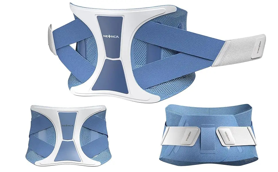 NEENCA Back Support Brace - Adjustable Lumbar Pain Relief Belt for Sciatica & Injuries