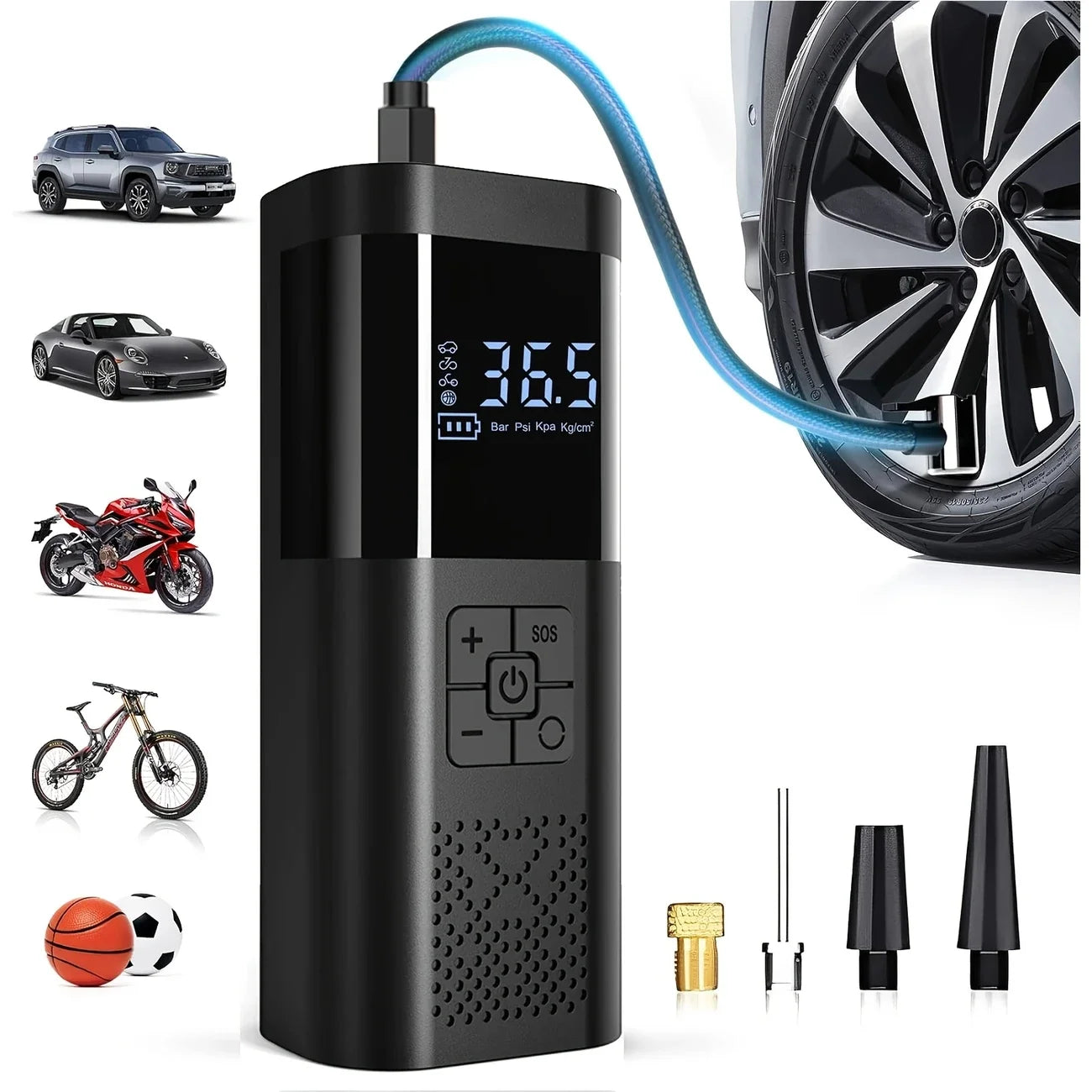 STSCELZ Professional 150PSI Cordless Tire Inflator