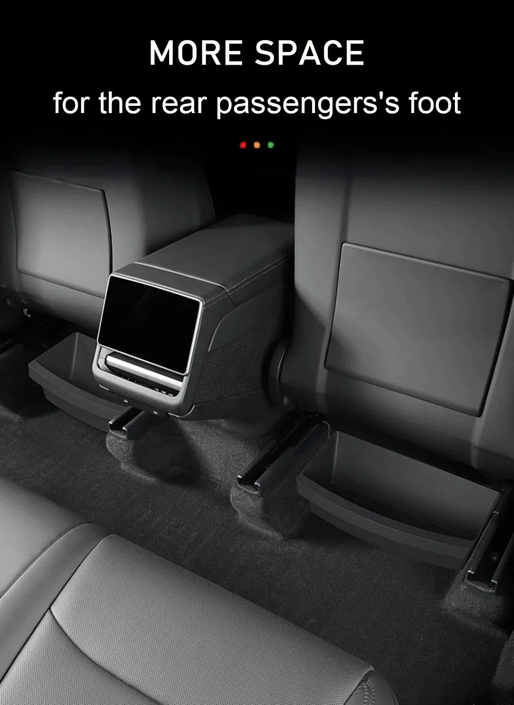 Tesla Model Y Juniper 2025-2026 Under Seat Storage Organizer Tray - Custom Fit