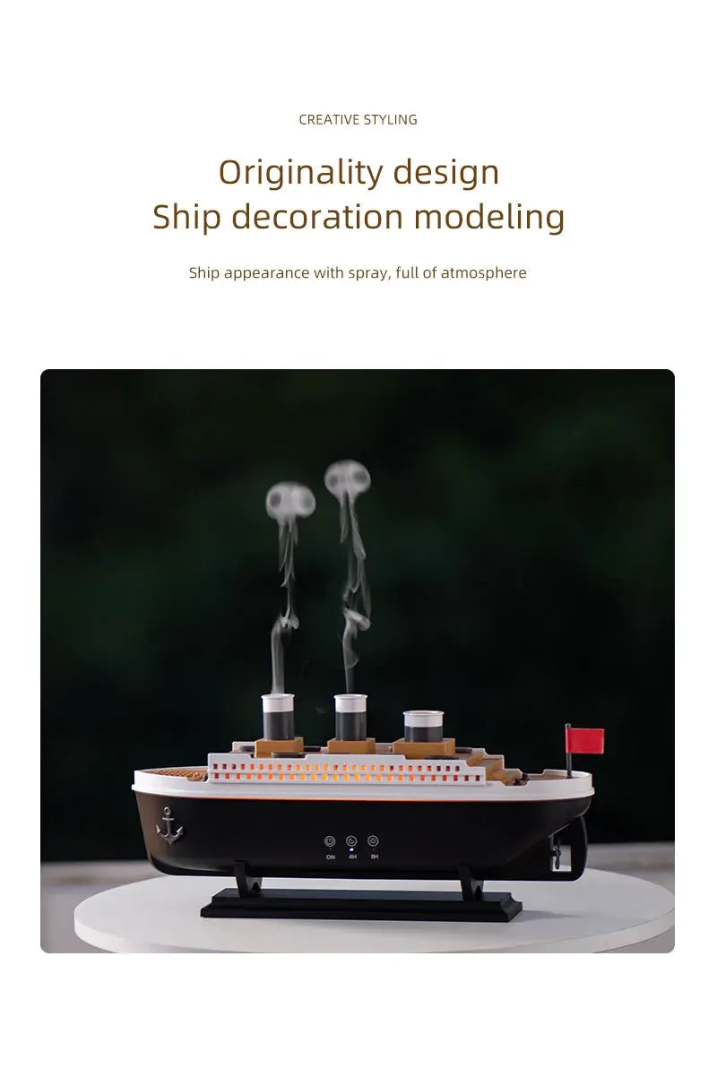 CREAROMA Titanic Humidifier - 250ml Remote Control Air Diffuser