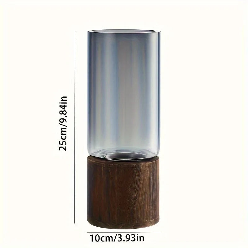 Elegant Retro Glass Vase | Vintage Floral Display for Home Decor