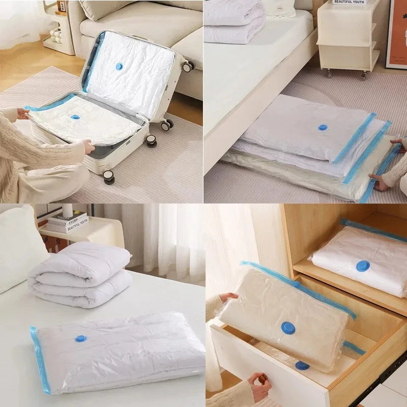 Vacuum Storage Bags 1-10 Pack | Space Saver for Comforters & Travel