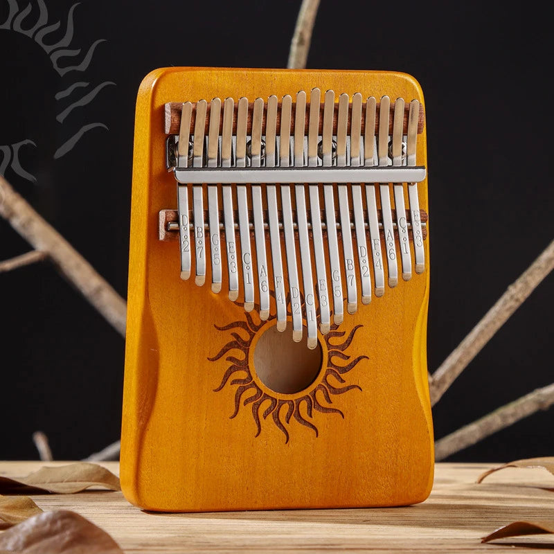 Hluru 17/21 Keys Kalimba Finger Piano - Musical Instrument for Beginners