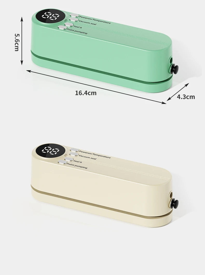 Mini Wireless Automatic Vacuum Sealer for Food Preservation | Freshness Keeper